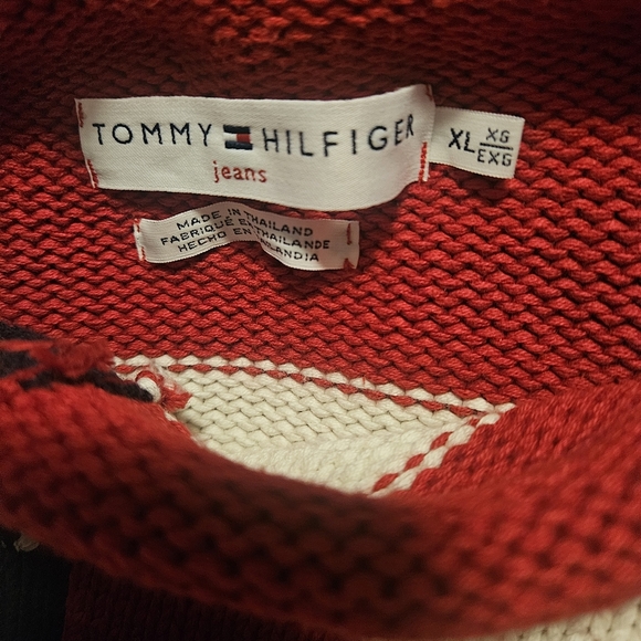 Tommy Hilfiger VINTAGE American Flag Crewneck Sweater - Picture 3 of 6